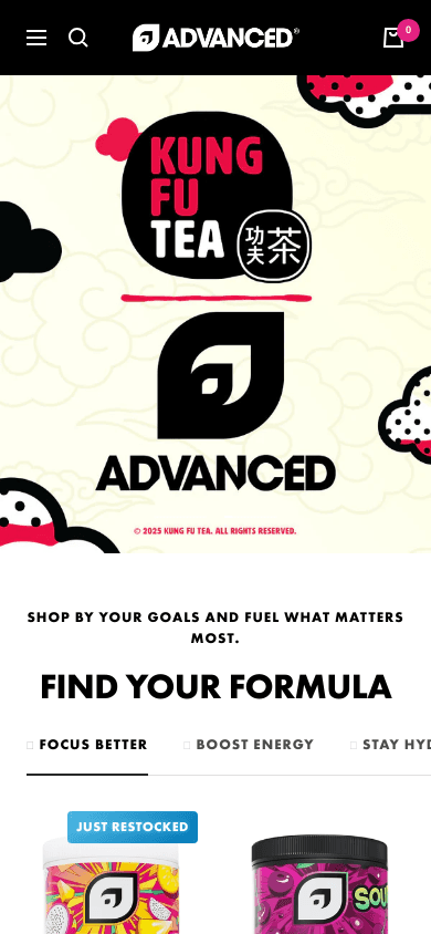 Advanced (Kung Fu Tea collaboration) mobile