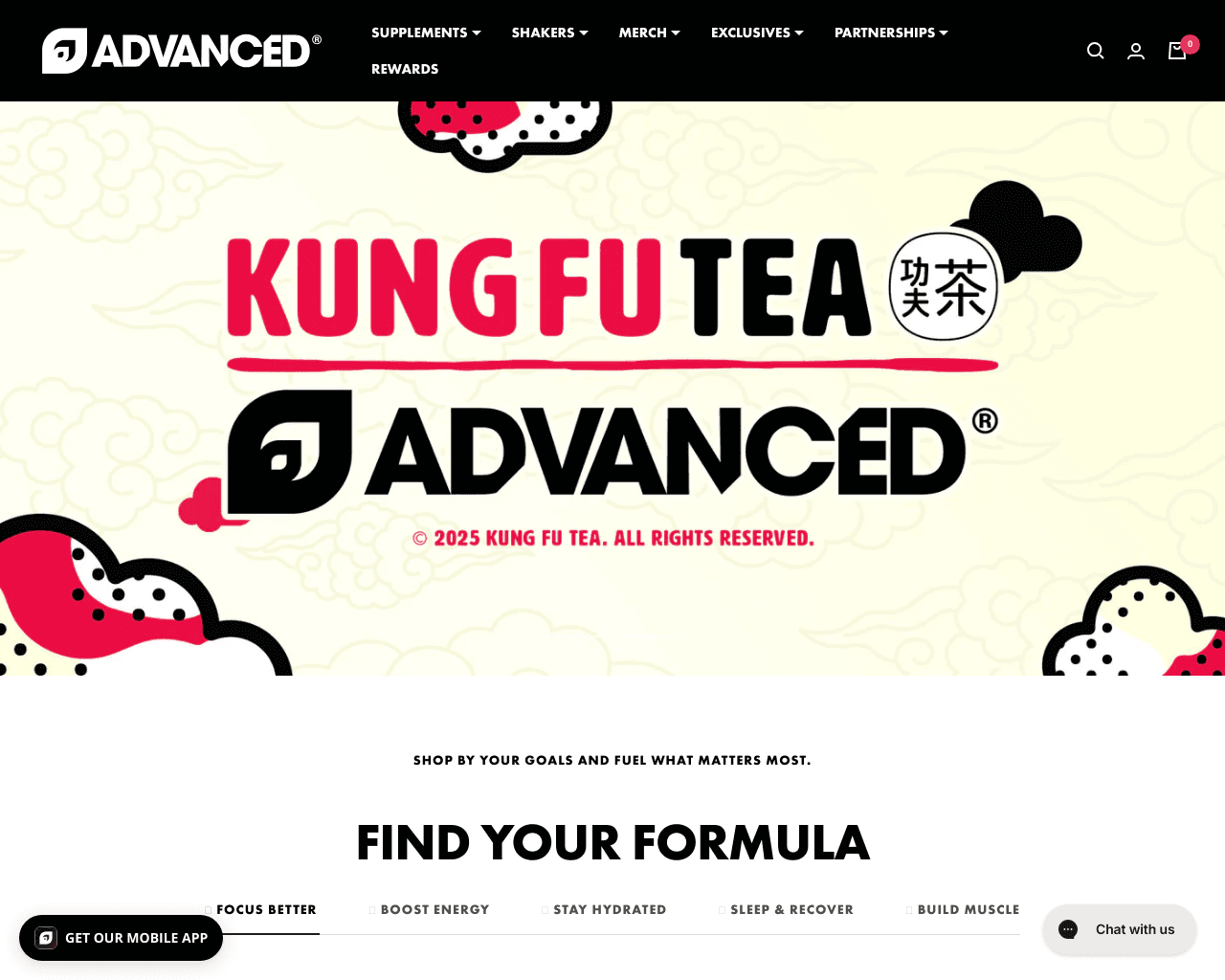 Advanced (Kung Fu Tea collaboration) homepage