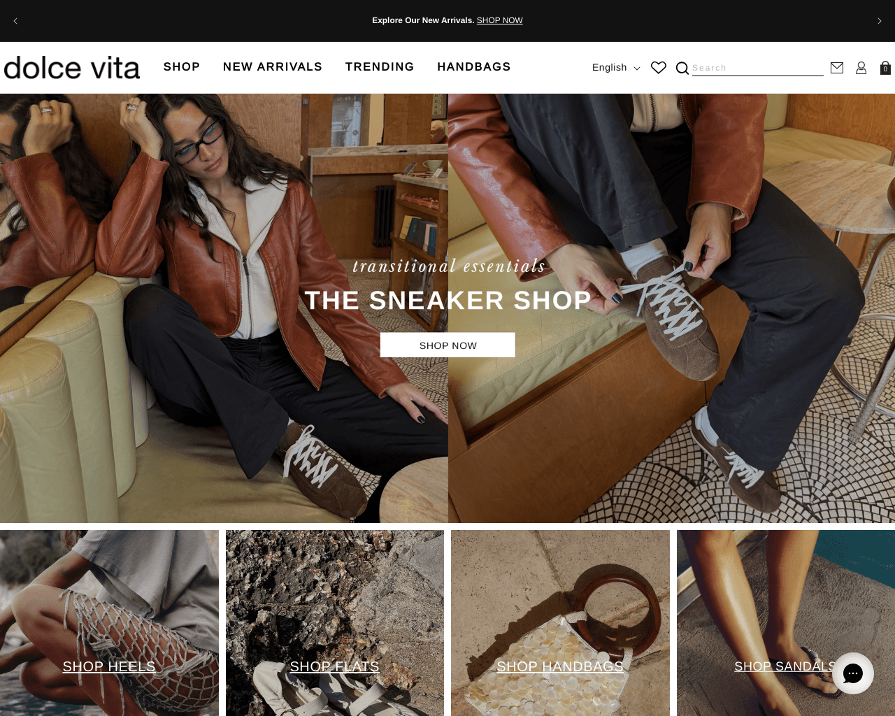 Dolce Vita® Official Site | Heels, Sandals, Sneakers, Booties, Flats homepage