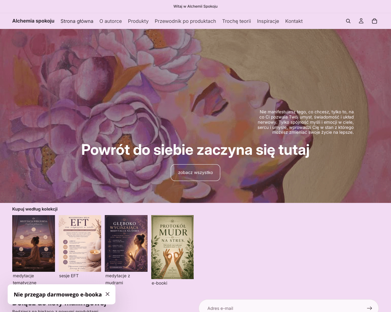 Alchemia spokoju homepage