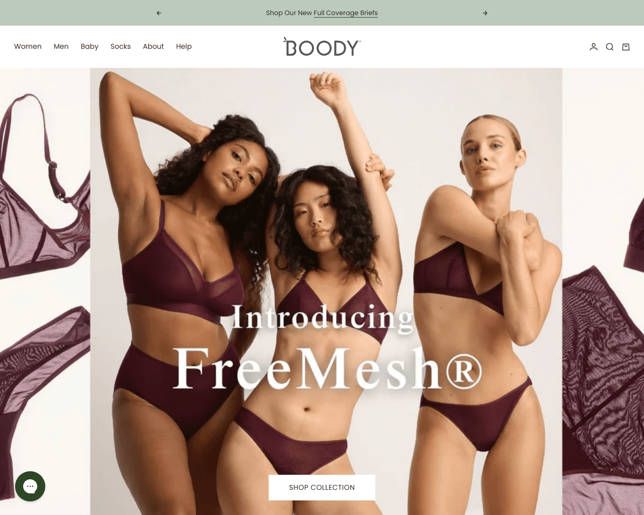 Boody Bamboo Underwear & Basics - South Africa homepage