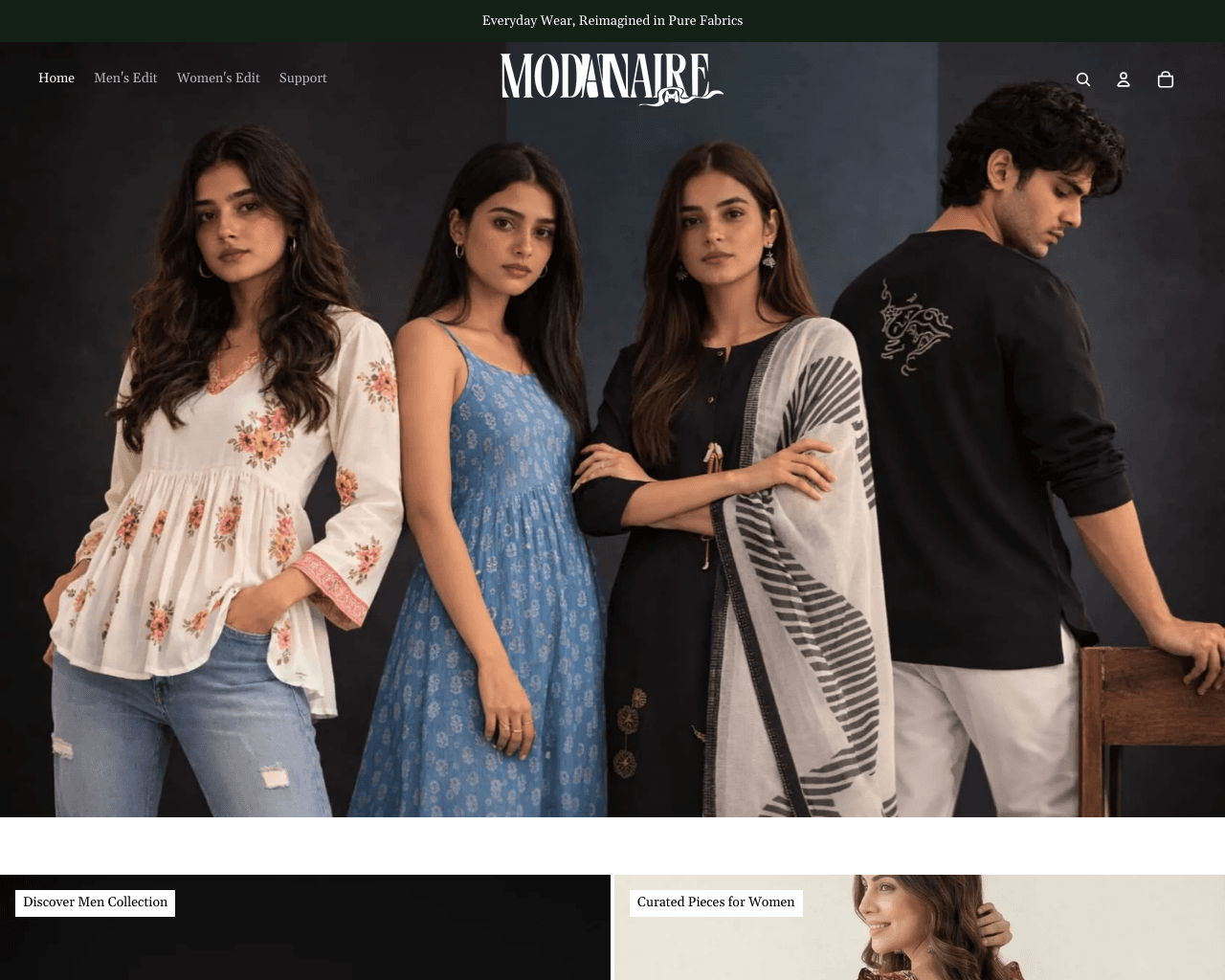 Modanaire - Clothing Wear Brand
 – modanaire homepage