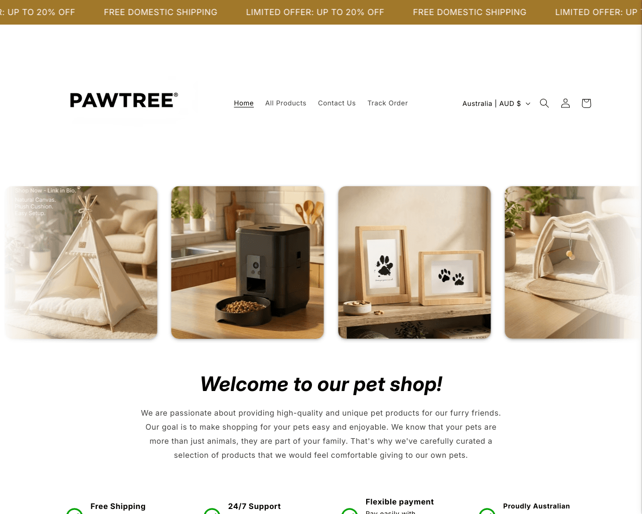 Pawtree® homepage