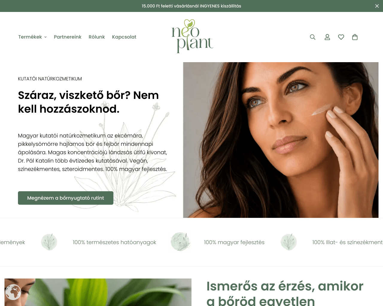 NEOPLANT | Natúr krém száraz, feszülő, hámlásra hajlamos bőrre – Neoplant homepage