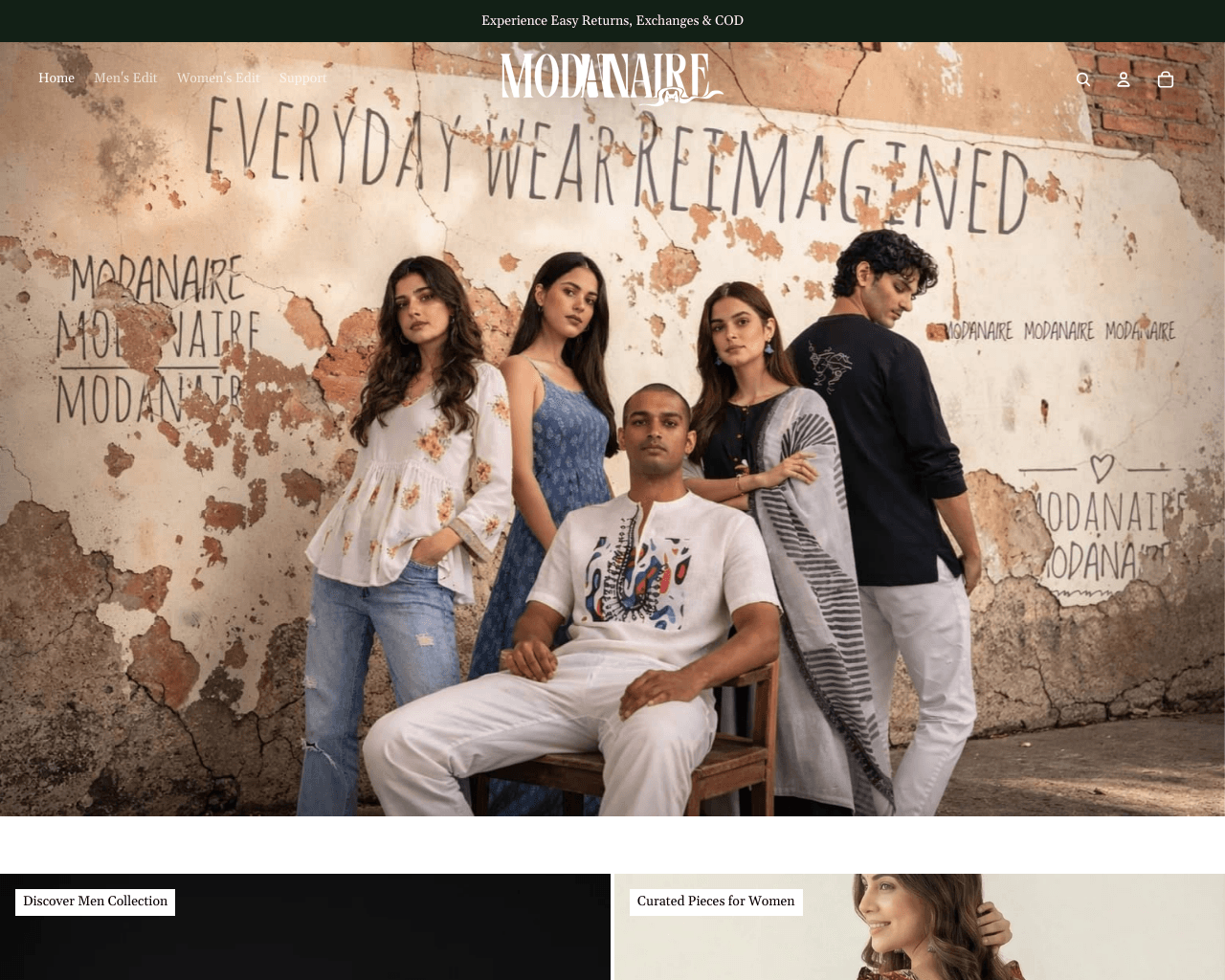 Modanaire - Clothing Wear Brand
 – modanaire homepage