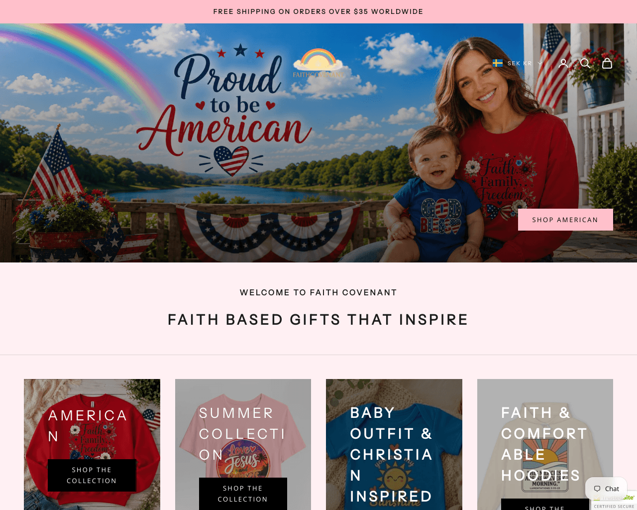 Discover Christian Gifts & Faith-Based Products | Religious Apparel homepage