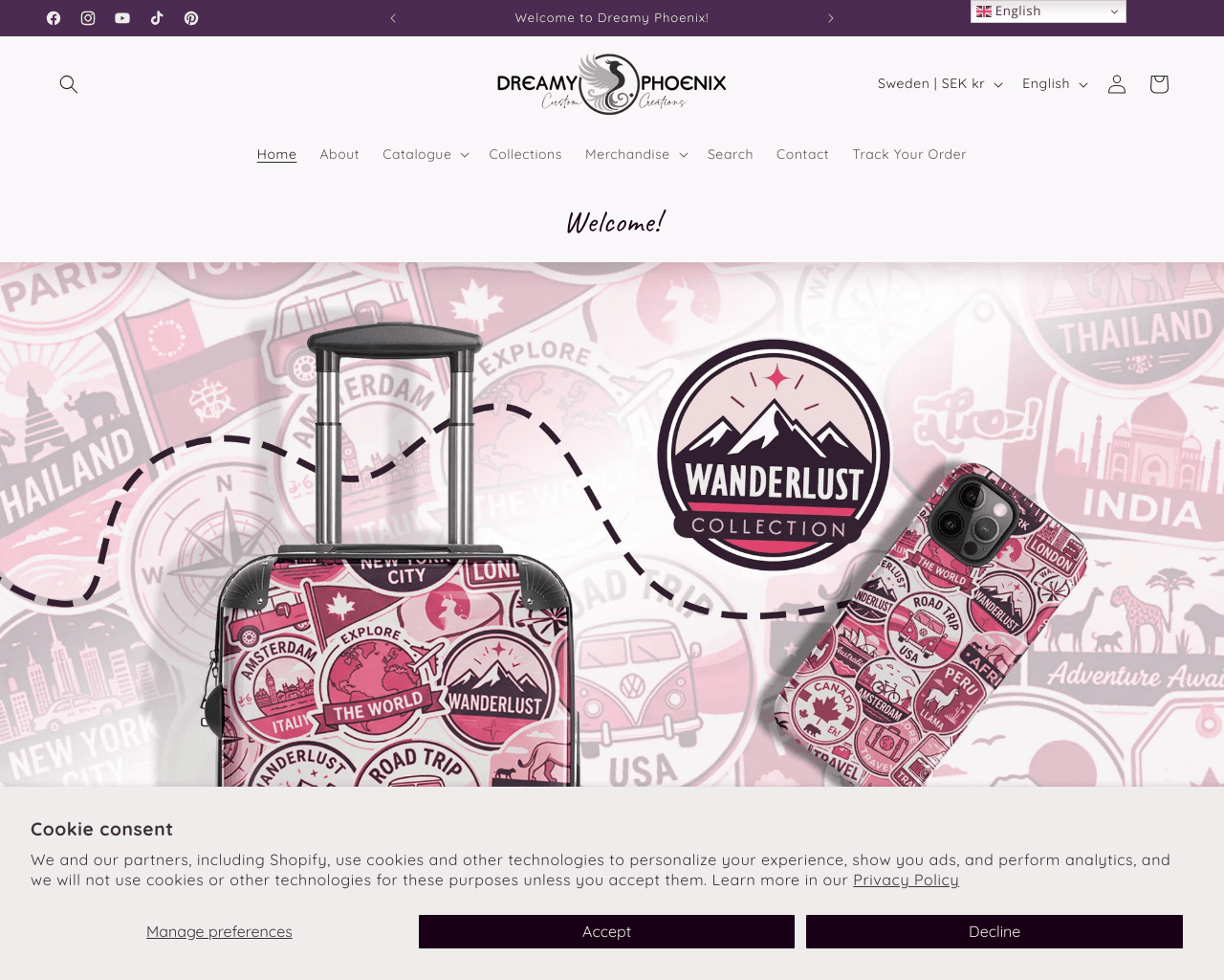 Dreamy Phoenix | Custom Creations homepage